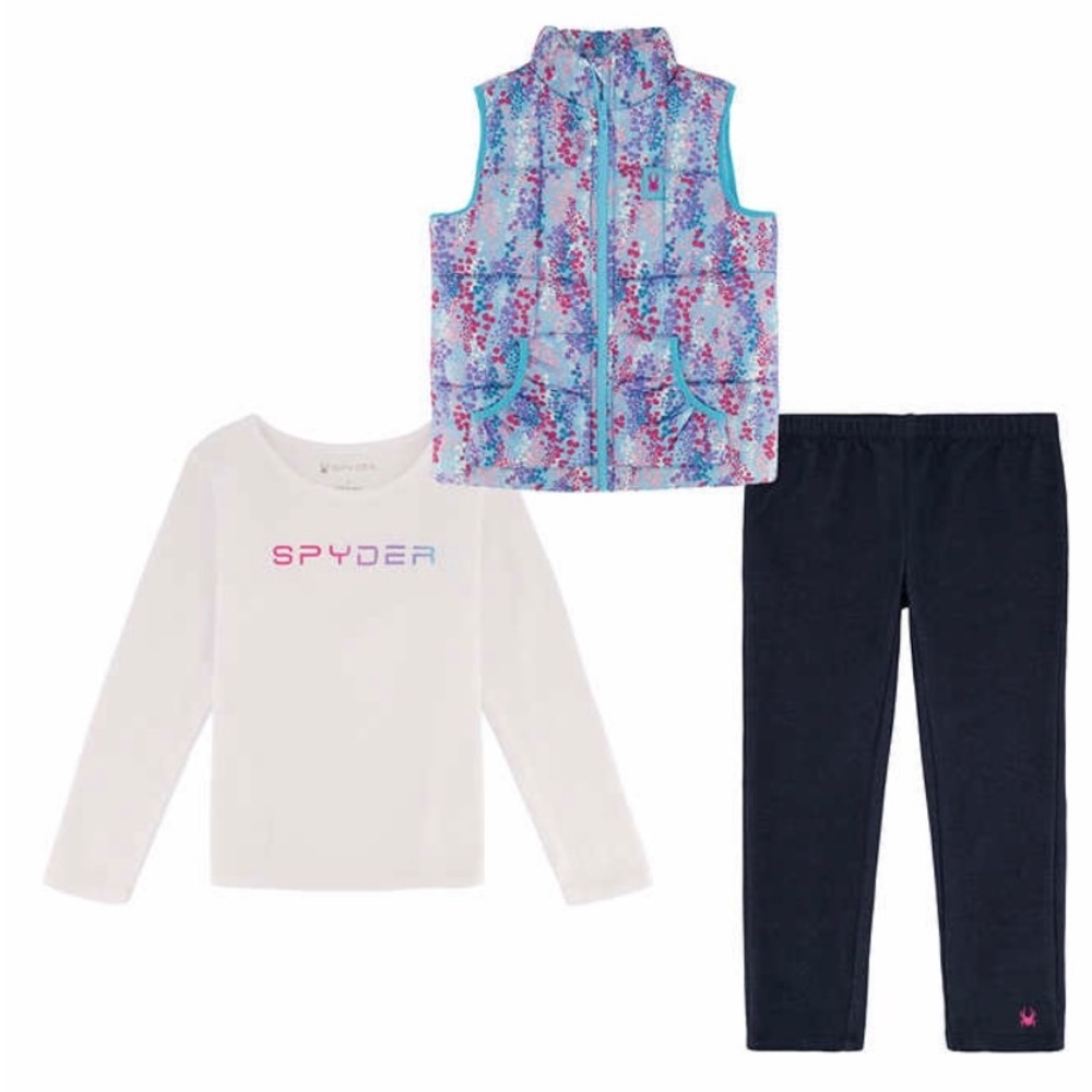 Spyder Girl’s 3-Piece Vest set